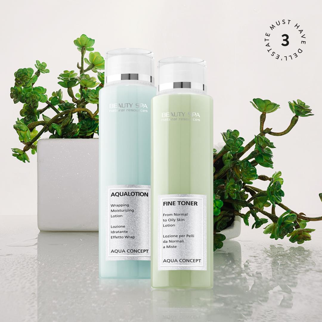 Moisturizing toner-serum AQUALOTION for dry skin, Beauty Spa 250 ml