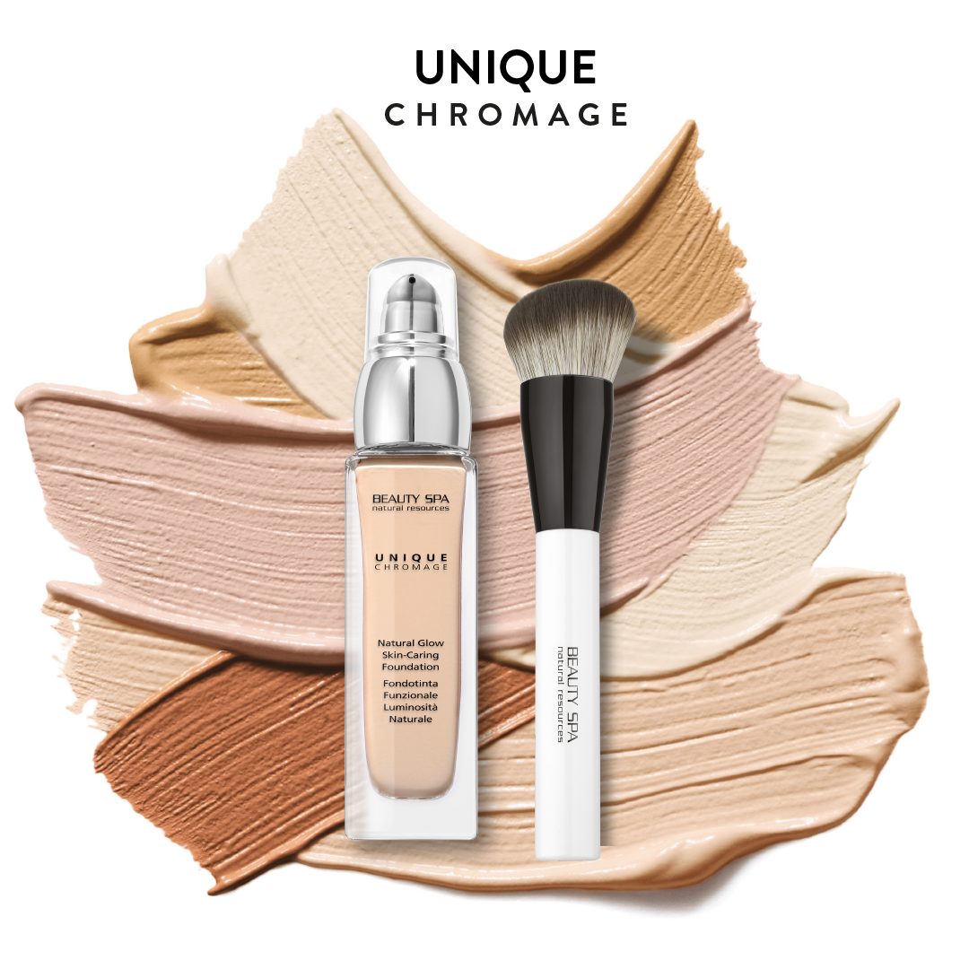 Foundation fluid CHROMAGE UNIQUE SPF 15 with the effect of adaptation to skin tone, tone 5, Beauty Spa 30 ml