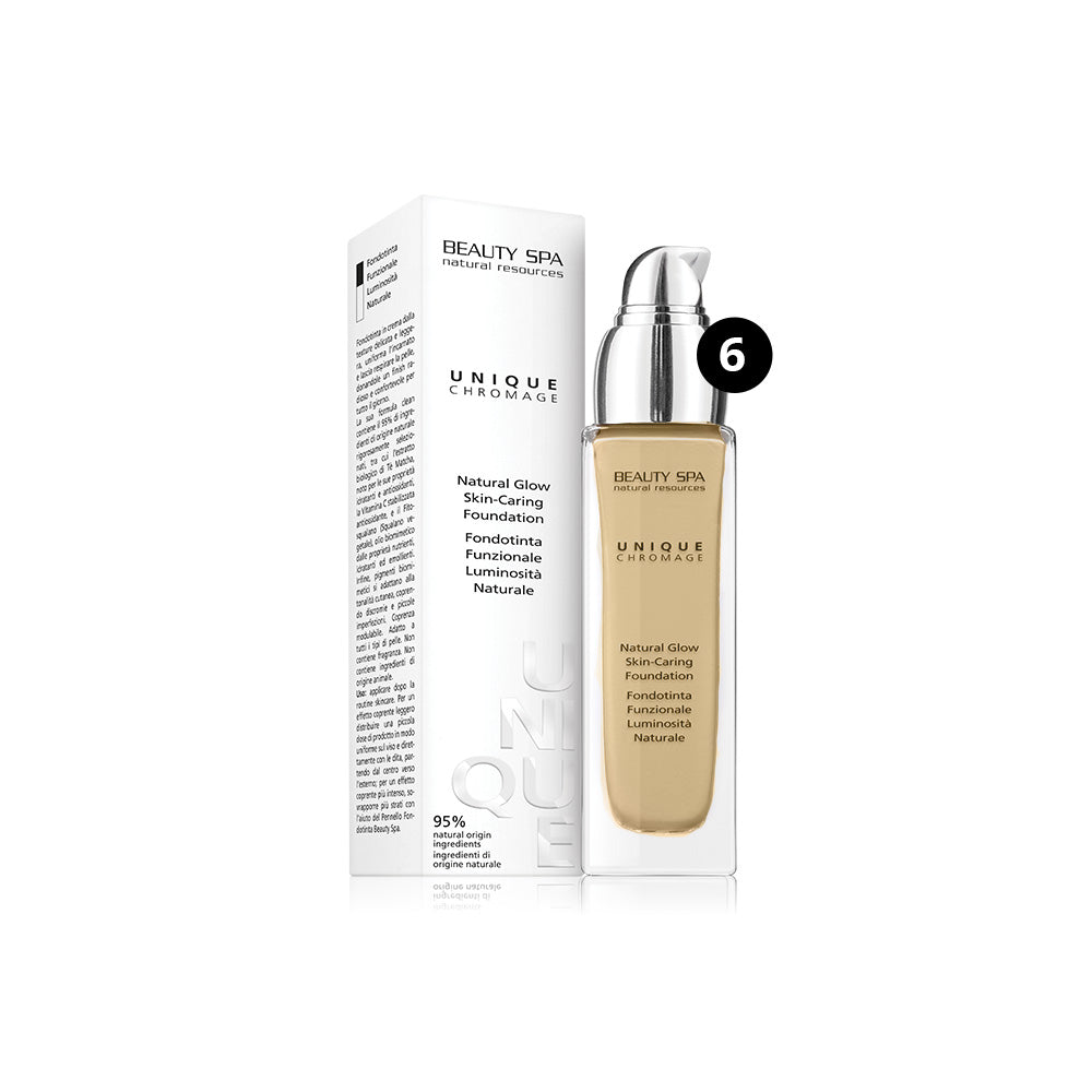 Foundation fluid CHROMAGE UNIQUE SPF 15 with the effect of adaptation to skin tone, tone 6, Beauty Spa 30 ml