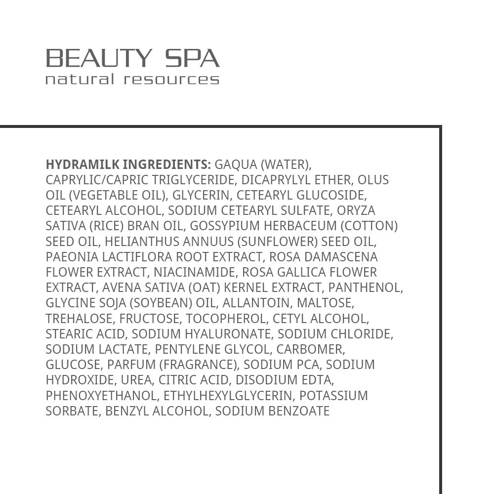Moisturizing cleansing milk HYDRAMILK, Beauty Spa 200 ml