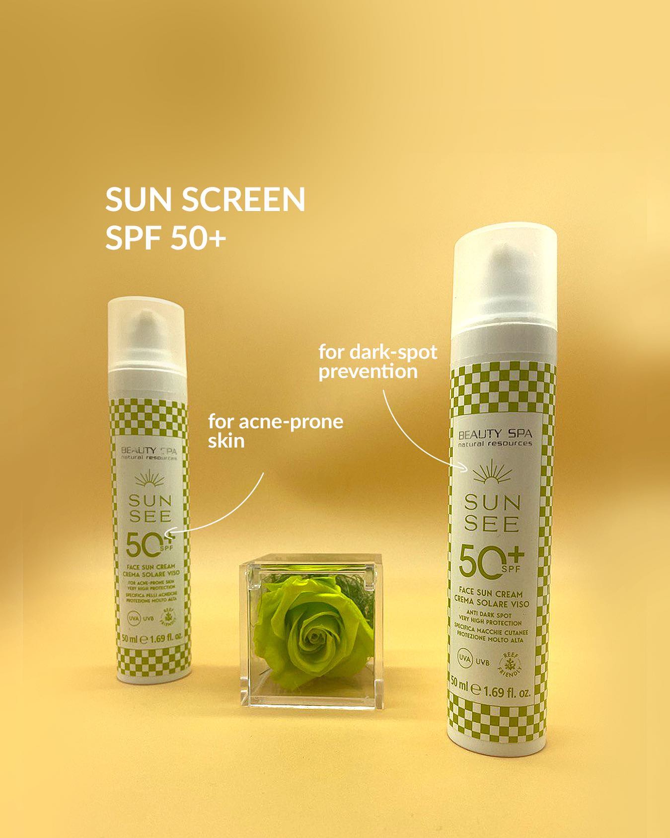 Sun protection anti-age SUN SEE cream SPF 50+, Beauty Spa 50 ml