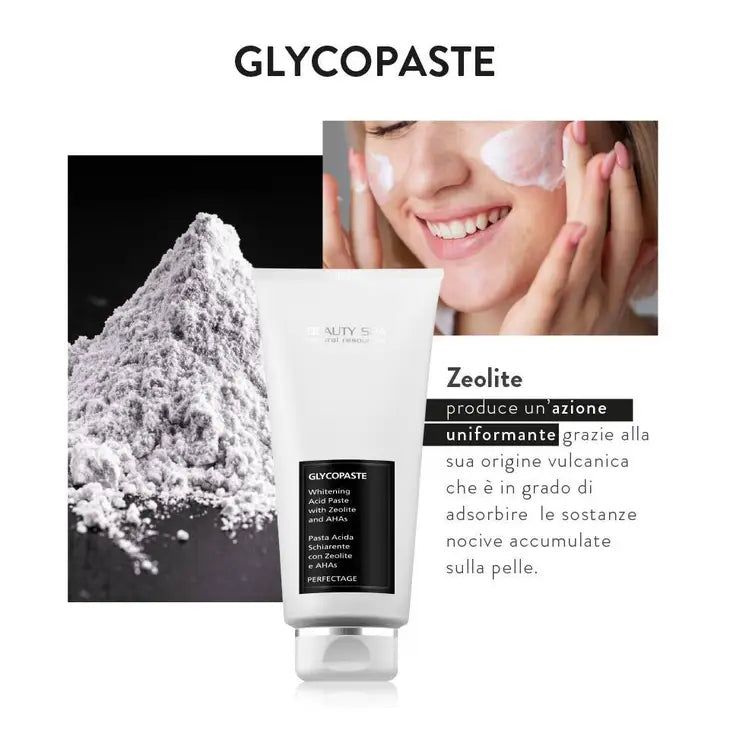 Whitening acid-peeling with Zeolite and AHAS GLYCOPASTE, Beauty Spa 300 ml